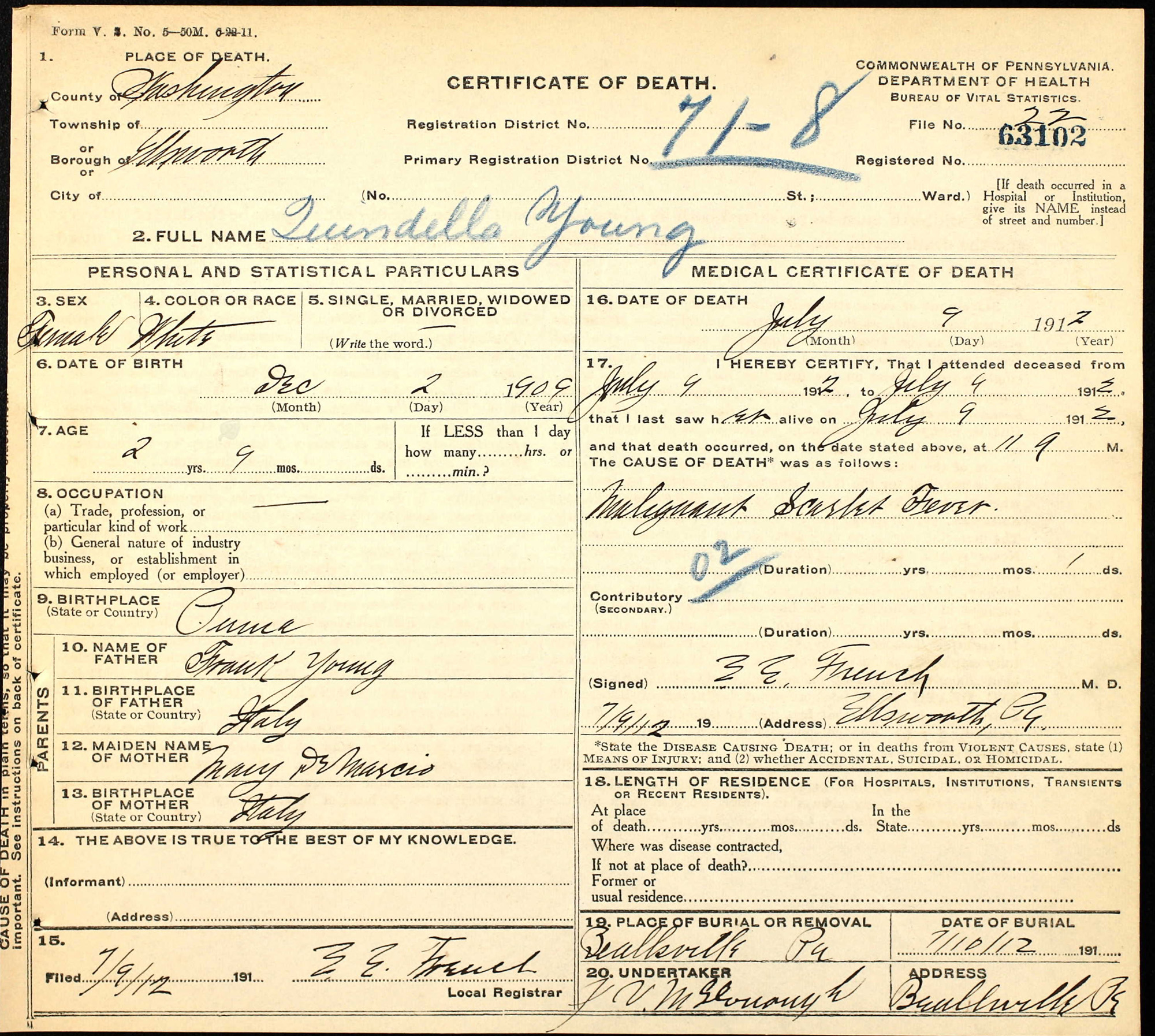 death cert